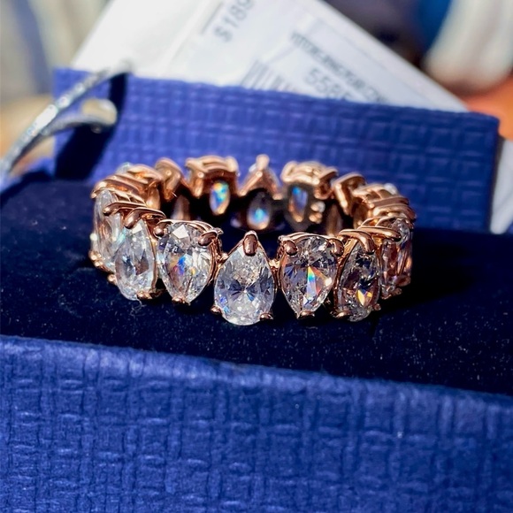 Swarovski Rose-gold “Matrix Vittore” Ring - Picture 10 of 10